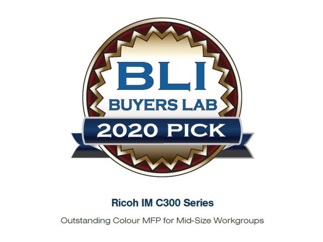 Ricoh získal ocenění od Buyers Lab za barevnou inteligentní multifunkční tiskárnu A4