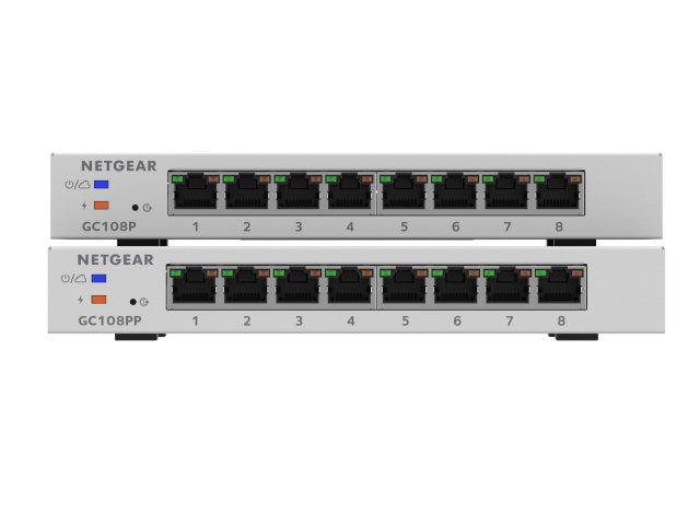 Netgear: přepínače GC108P a GC108PP