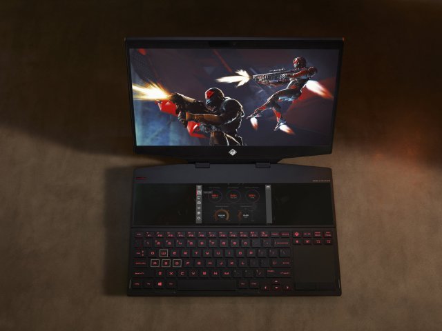 HP představilo první herní notebook se dvěma displeji a novou řadu herních inovací