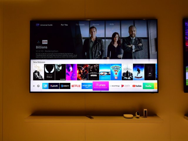 Televizory Samsung přinášejí aplikaci Apple TV a podporu technologie AirPlay 2