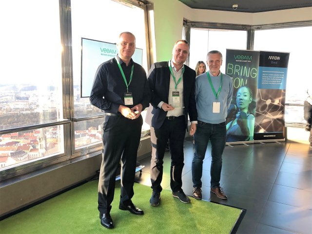Veeam v Praze ocenil nejlepší české a slovenské partnery za rok 2018