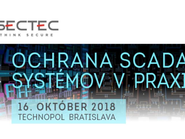 Novicom na SecTec konferenci OCHRANA SCADA SYSTÉMŮ V PRAXI
