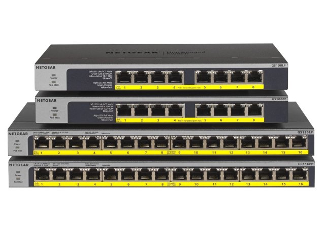 Nové přepínače NETGEAR s unikátní možností flexibilního nastavení power budgetu PoE