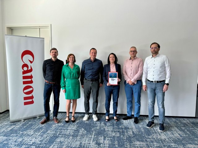 SWS získala ocenění od společnosti Canon