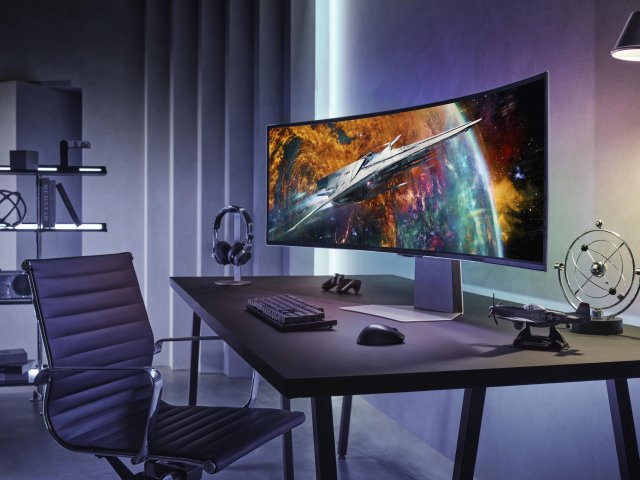 Nový herní OLED monitor od Samsungu nabízí upscaling s umělou inteligencí