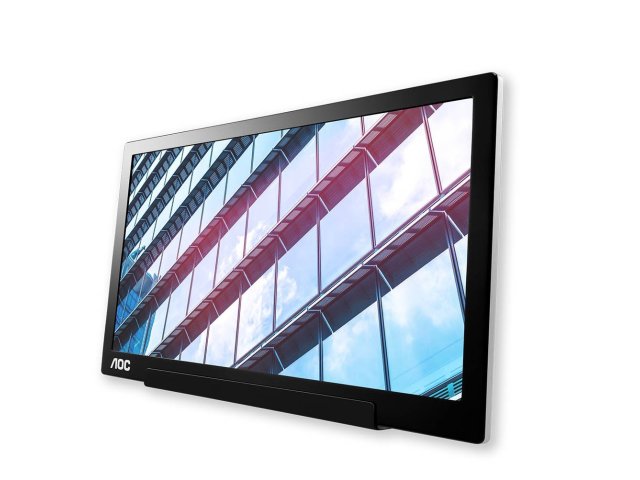 AOC uvedlo na trh přenosný monitor I1601P s hybridním připojením USB-C a USB-A