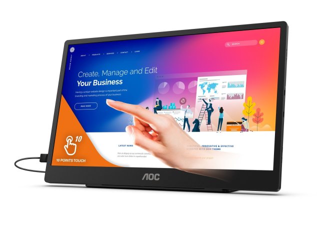 AOC: přenosný monitor 16T2