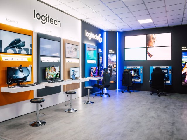 Logitech v showroomu Alzy otevřel exkluzivní shop-in-shop