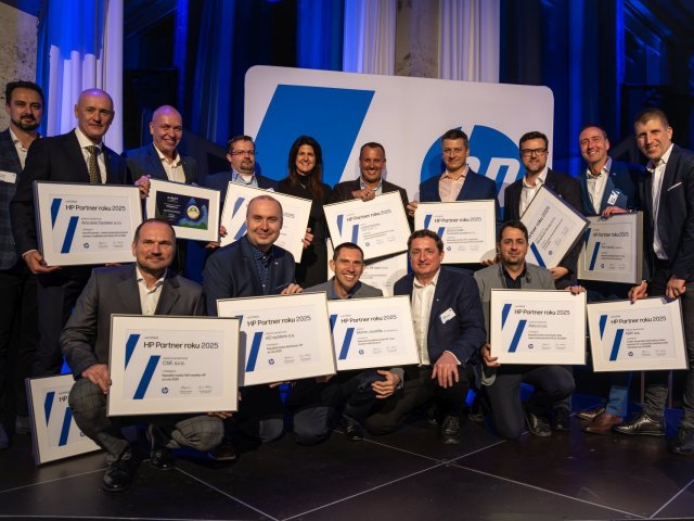HP na slavnostním setkání v Amsterdamu ocenilo nejlepší obchodní partnery roku 2025