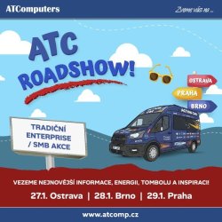 Tradiční ATC Enterprise/SMB RoadShow začne 27. 1. a navštíví Ostravu, Brno a Prahu