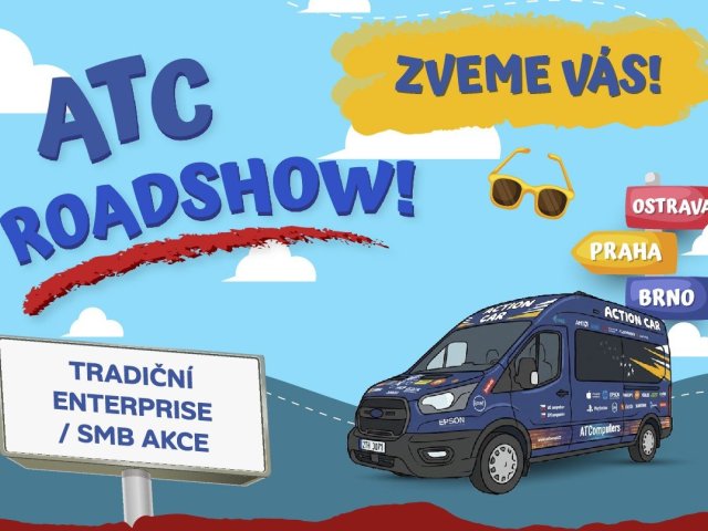 Tradiční ATC Enterprise/SMB RoadShow začne 27. 1. a navštíví Ostravu, Brno a Prahu