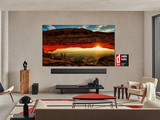 Televizor LG OLED65G55LW dosáhl v nezávislém testování dTest nejvyšší hodnocení „Velmi dobře“