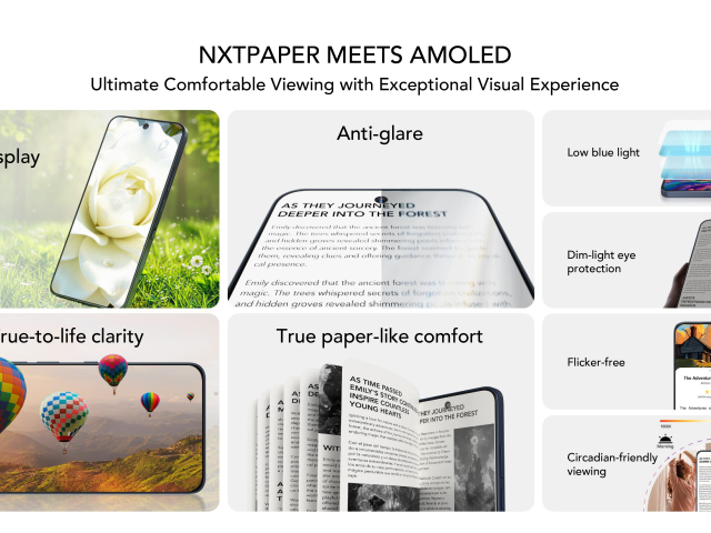 Špičkové zobrazení potkává komfort pro oči: TCL odhaluje novou generaci displejů NXTPAPER s AMOLED panely