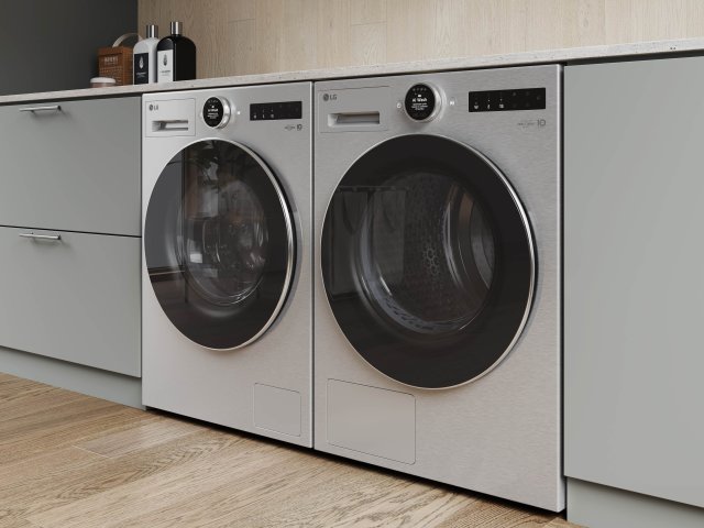 Inteligentní design a rekordní úspora: LG uvádí na český trh novou řadu praček a sušiček s LCD displejem