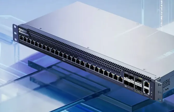 QNAP uvedl na trh L3 Lite řízený 100GbE switch QSW-M7230-2X4F24T