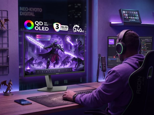 Nová generace herních 4K OLED monitorů je tu: AGON PRO AG326UZD2