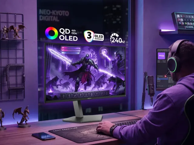 Značka AGON by AOC představila svou vylepšenou vlajkovou loď v nabídce OLED monitorů