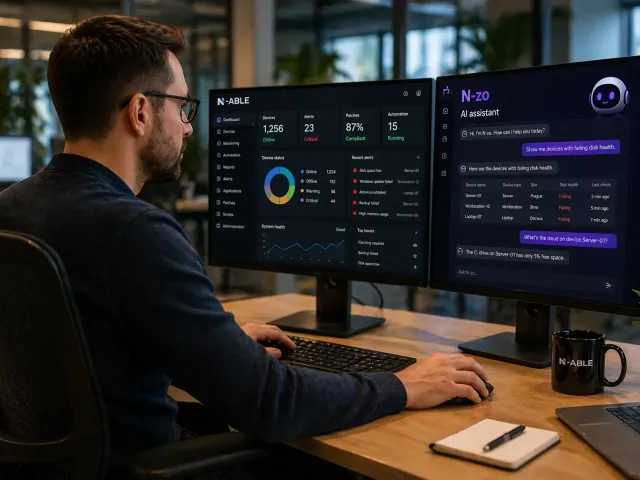 Nový AI asistent od N-able zkracuje dobu řešení problémů s IT