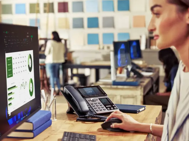 HP Poly Edge řady V: telefony pro jasnou a bezpečnou komunikaci