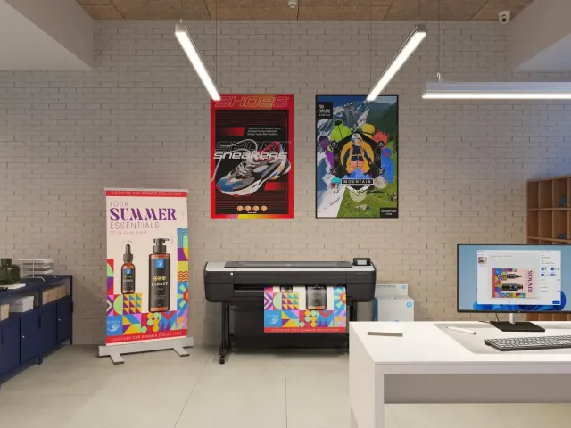 HP představilo nové velkoformátové tiskárny a rozšířené funkce PrintOS Production Hub