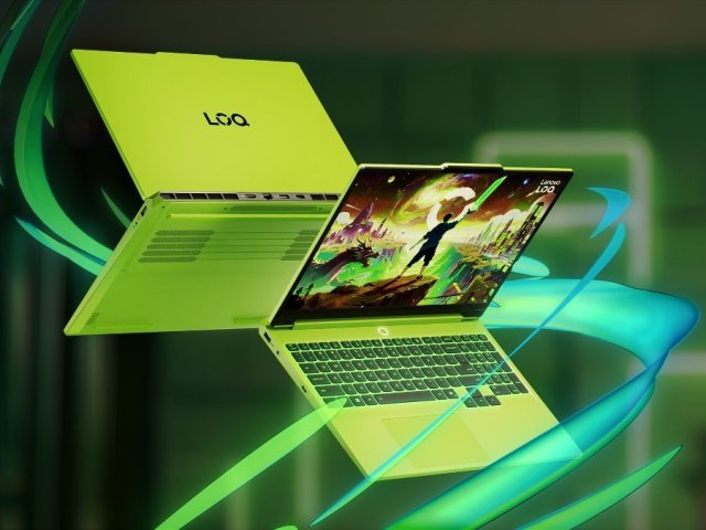 Lenovo LOQ v barvě Surge Green: herní notebook, který se neschovává v davu