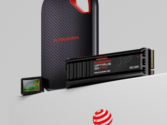 Společnost SanDisk získala ocenění Red Dot Design Award 2026 za spotřebitelské produkty určené pro moderní digitální život