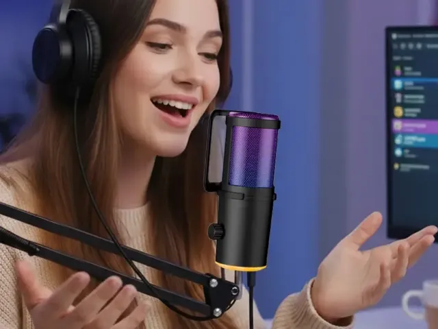 Mikrofon Genius MIC-S400U má dva konektory a uplatní se nejen při streamování