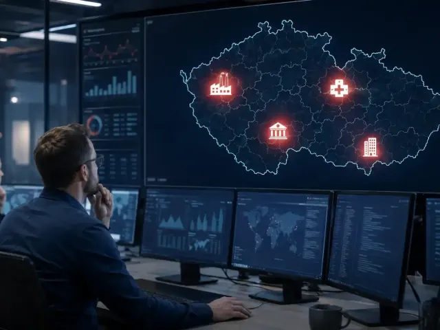 Kybernetické incidenty v ČR v červnu: ransomware cílí na výrobu a zdravotnictví, roste obchod s uniklými daty