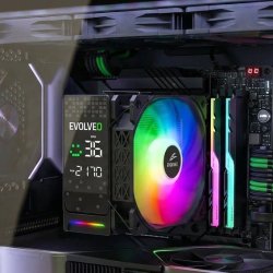 EVOLVEO uvedlo na trh CPU chladič QuietCool7 s displejem