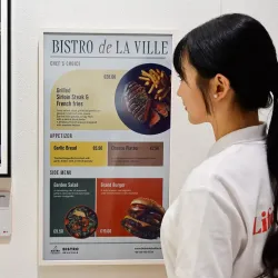 LG představilo úsporný E-Paper Display se systémem web OS pro komerční prostory