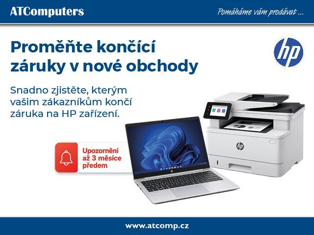 HP obchodní příležitosti v ATC: proměňte končící záruky v nové obchody