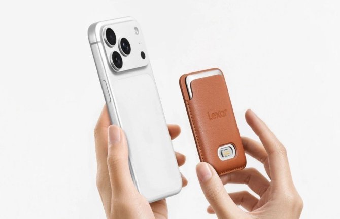 Lexar představil tenké externí SSD s magnetickým konektorem PogoPin pro iPhone