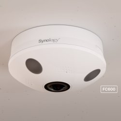 Kamera Synology FC600 přináší panoramatický dohled a integrovanou AI analytikou