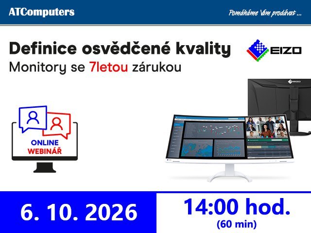 Pozvánka na webinář ATC & EIZO