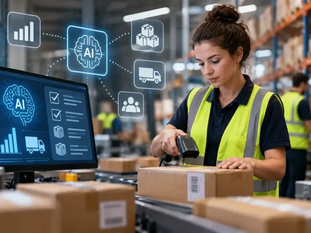 AI už využívá polovina logistických firem. Ve skladech ale chybějí lidé, kteří s ní umějí pracovat