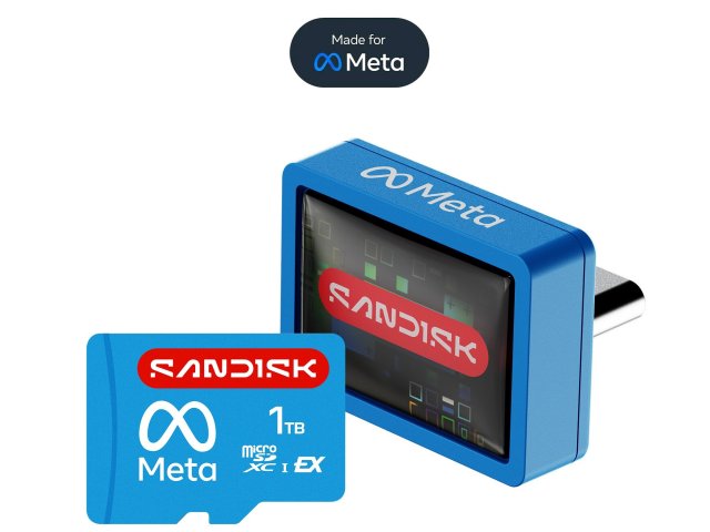Sandisk jmenován výhradním partnerem pro úložná zařízení pro brýle Meta VR Glasses