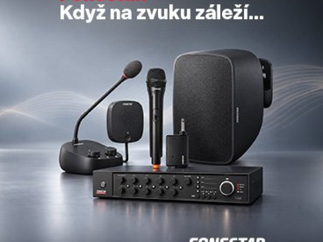100MEGA rozšiřuje nabídku o značku Fonestar. Přináší audio a AV řešení pro široké spektrum projektů.