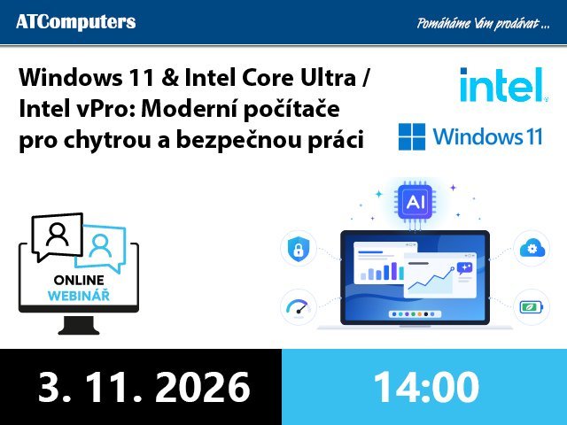 Připojte se k webináři ATC & Microsoft & Intel 3. 11.