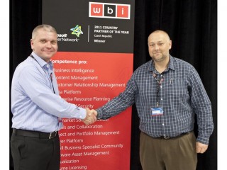 Robert Paskovský z WBI (vlevo) a Roman Cabálek z Microsoftu