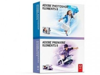 Adobe Photoshop Elements 8 společně s Adobe Premiere Elements 8.