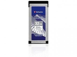 Verbatim SSD Secure ExpressCard. 