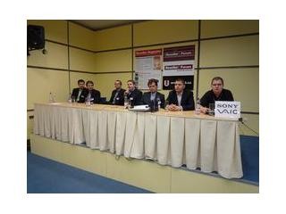 Účastníci závěrečné panelové diskuze, zástupci partnerů RF