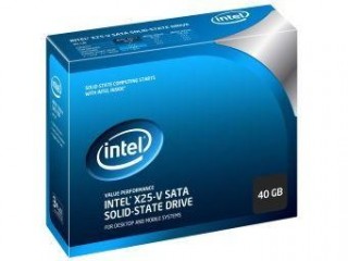 Intel X25-V Value SATA SSD 40 GB.