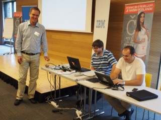 Michael Souček, Ondřej Lorenc, Jakub Venc (všichni IBM)