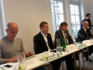 Zleva - Lukáš Krifta, Michal Rybovič, Martin Cígler a Petr Franc