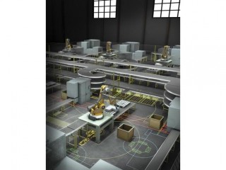 Uživatelské rozhraní Factory Layout Optimization je v angličtině