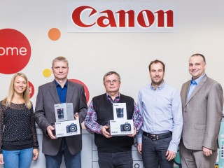 Slavnostní předání cen v sídle společnosti Canon CZ