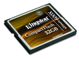32 GB karta Kingston CompactFlash Ultimate 600x.