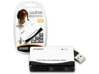 Čtečka Axago Brainy CRE-X5 se vyznačuje kompaktním a lehkým provedením doplněným o výklopný USB konektor