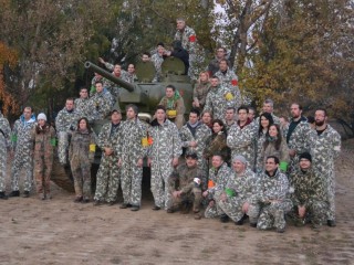 Společná fotografie z Army Parku Ořechov